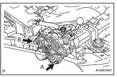 Toyota RAV4. Install generator assembly