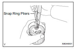 Toyota RAV4. Install starter armature assembly