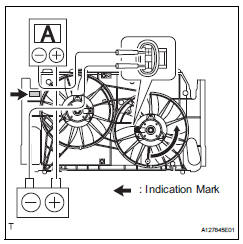 Toyota RAV4. Inspect no. 2 Cooling fan motor