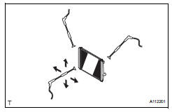 Toyota RAV4. Inspect radiator assembly