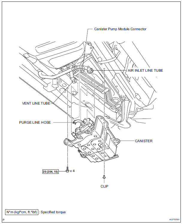 Toyota RAV4. Canister