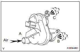 Toyota RAV4. Check the leak detection pump.