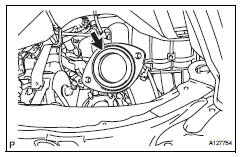 Toyota RAV4. Remove front exhaust pipe assembly