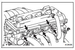 Toyota RAV4. Remove fuel delivery pipe sub-assembly