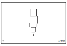 Toyota RAV4. Inspect fuel injector assembly