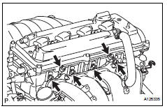 Toyota RAV4. Install fuel delivery pipe sub-assembly