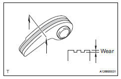 Toyota RAV4. Inspect chain tensioner plate