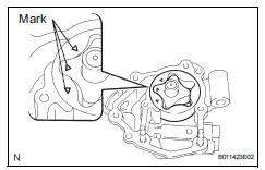 Toyota RAV4. Install oil pump rotor