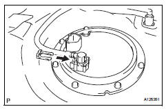 Toyota RAV4. Install fuel tank main tube sub-assembly