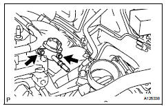 Toyota RAV4. Remove fuel pressure pulsation damper assembly