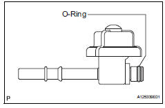 Toyota RAV4. Install fuel pressure pulsation damper assembly