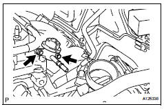 Toyota RAV4. Install fuel pressure pulsation damper assembly