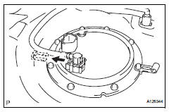 Toyota RAV4. Remove fuel tank main tube sub-assembly