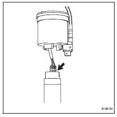 Toyota RAV4. Install fuel pump assembly