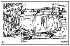 Toyota RAV4. Remove fuel tank assembly