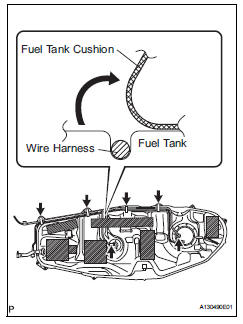 Toyota RAV4. Remove fuel tank assembly