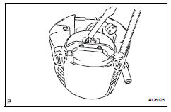 Toyota RAV4. Install fuel sub-tank assembly