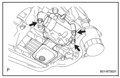 Toyota RAV4. Remove oil pump assembly