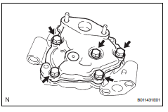 Toyota RAV4. Remove oil pump cover