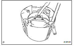 Toyota RAV4. Remove fuel sub-tank assembly