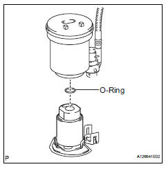 Toyota RAV4. Remove fuel pump assembly