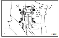 Toyota RAV4. Remove brake pedal support assembly