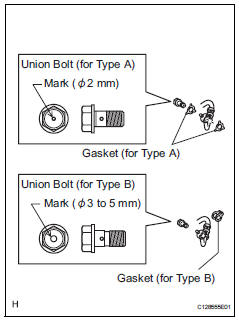 Toyota RAV4. Install rear brake tube flexible hose