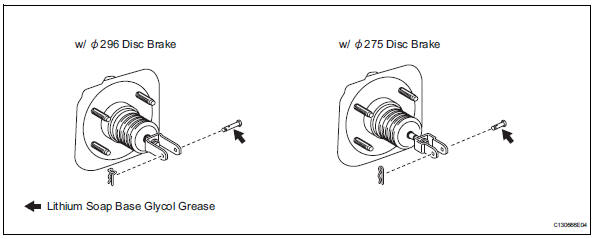 Toyota RAV4. Install push rod pin