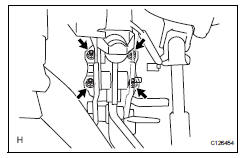Toyota RAV4. Install push rod pin