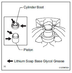 Toyota RAV4. Install front disc brake piston