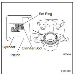 Toyota RAV4. Install cylinder boot