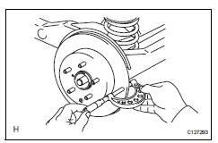 Toyota RAV4. Check disc thickness