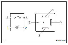 Toyota RAV4. Inspect vsc motor relay (marking: vsc mtr)