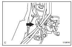 Toyota RAV4. Install abs and traction actuator assembly with bracket