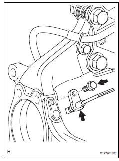 Toyota RAV4. Remove front speed sensor lh