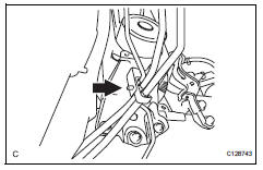 Toyota RAV4. Install abs and traction actuator assembly with bracket