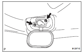 Toyota RAV4. Remove rear room partition net hook rh