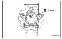 Toyota RAV4. Install skid control sensor lh