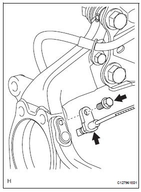 Toyota RAV4. Install speed sensor front lh