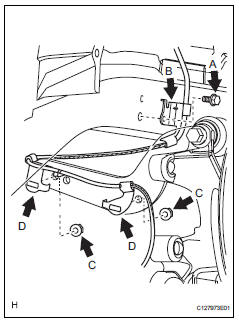 Toyota RAV4. Remove rear speed sensor lh