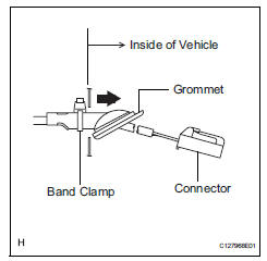 Toyota RAV4. Install rear speed sensor lh