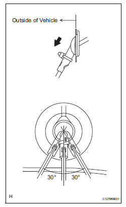 Toyota RAV4. Install rear speed sensor lh