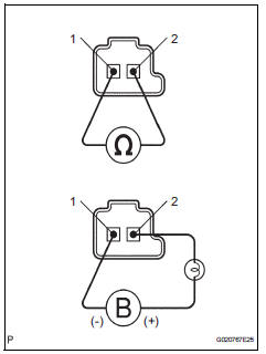 Toyota RAV4. Inspect shift solenoid valve sl1