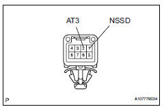 Toyota RAV4. Inspect transmission control switch
