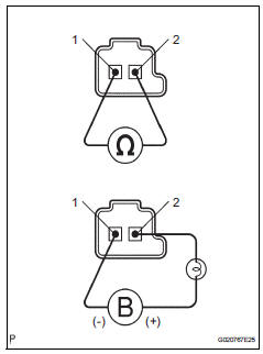 Toyota RAV4. Inspect shift solenoid valve sl2