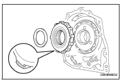 Toyota RAV4. Remove 1-way clutch assembly