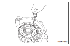 Toyota RAV4. Remove rear planetary gear assembly