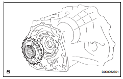 Toyota RAV4. Remove rear planetary gear assembly