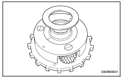 Toyota RAV4. Remove rear planetary gear assembly