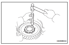 Toyota RAV4. Remove front planetary gear assembly